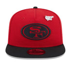 New Era 9FIFTY 2024 San Francisco 49ers Inspire Change A-Frame Adjustable Snapback Hat - Scarlet