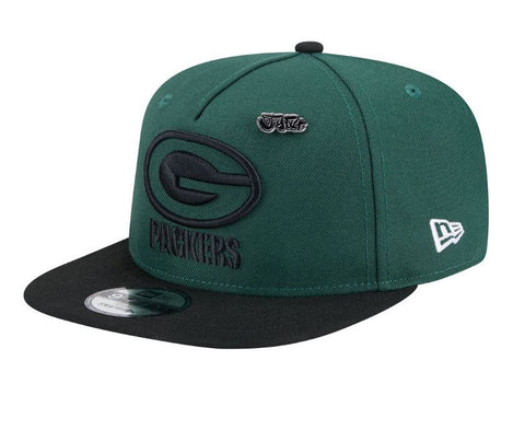 New Era 9FIFTY 2024 Green Bay Packers Inspire Change A-Frame Adjustable Snapback Hat - Green