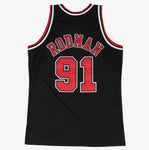 Mitchell & Ness Men's NBA Chicago Bulls Dennis Rodman 1997-98 Hardwood Classics Swingman Jersey - Black