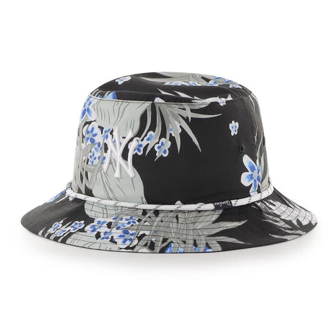 Men's New York Yankees '47 Black Dark Tropical Bucket Hat