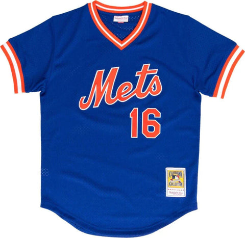 Dwight Gooden New York Mets MLB Mitchell & Ness Men's Royal Blue Authentic BP Jersey