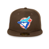 NEW ERA TORONTO BLUE JAYS 1993 WORLD SERIES 59FIFTY 5950 BROWN - FITTED HAT