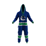 Hockey Sockey NHL Vancouver Canucks Onesie - Blue/Green