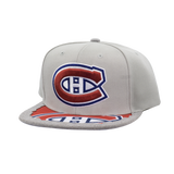 Men's Mitchell & Ness Gray Montreal Canadiens Munch Time Snapback Hat