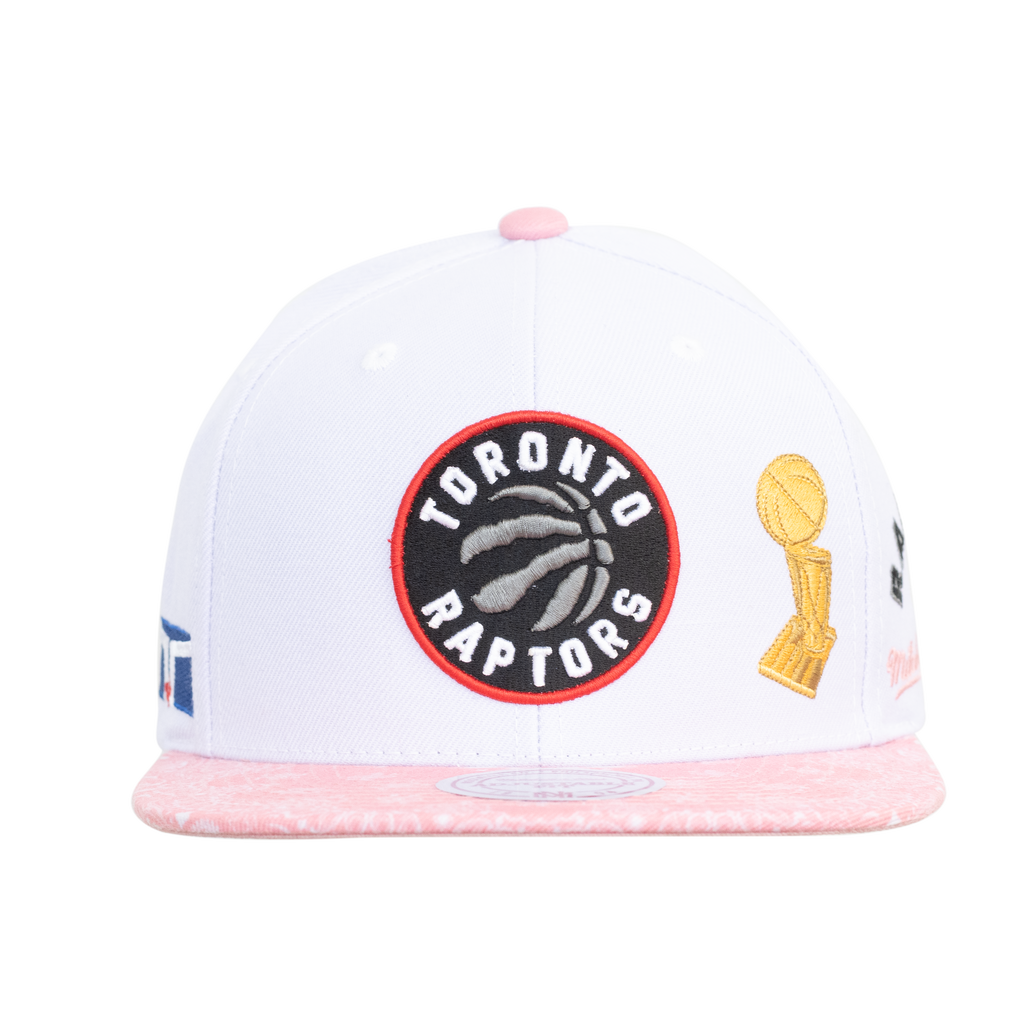 Men's Toronto Raptors Munch Time Snapback Hat by Mitchell & Ness