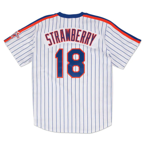 Mitchell & Ness MLB New York Mets Darryl Strawberry Authentic Jersey - White