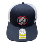 Youth Atlanta Braves '47 Trucker Navy/White Adjustable Snapback Cap