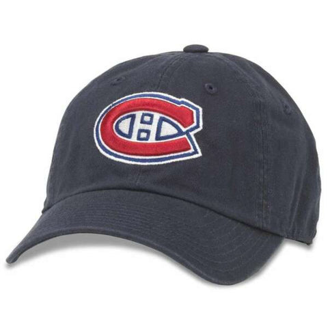 American Needle NHL Montreal Canadiens Archive Legend Cap- Navy