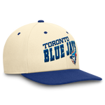 Nike Toronto Blue Jays Rewind Cooperstown Collection Performance Snapback Hat - Cream/Royal