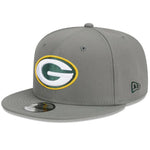 New Era NFL Green Bay Packers 9FIFTY Adjustable Snapback Hat - Grey