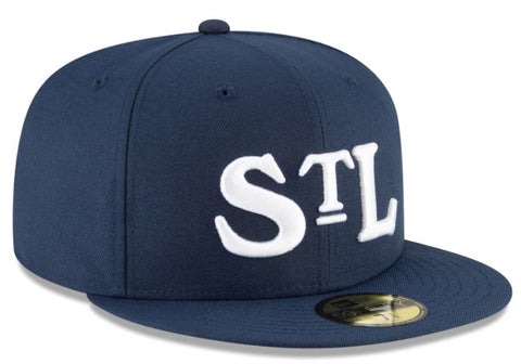 New Era Negro League St. Louis Stars Turn Back the Clock Rickwood Classic 59FIFTY Fitted Hat - Navy