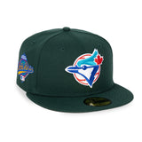 New Era MLB Toronto Blue Jays 1993 World Series Cooperstown 59FIFTY Fitted Hat - Field Green