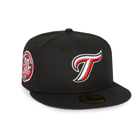 New Era Toronto Blue Jays T Black Sidepatch 59fifty 5950 Fitted Cap Limited Edition Exclusive