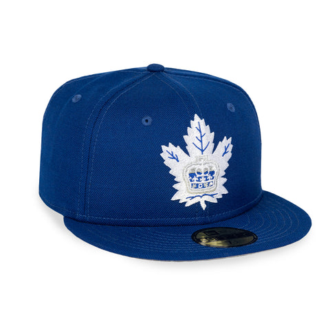 Toronto Marlies Royal Hat White Alt Logo Custom New Era 59fifty Fitted Hat