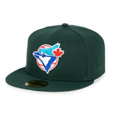 New Era MLB Toronto Blue Jays 1993 World Series Cooperstown 59FIFTY Fitted Hat - Field Green