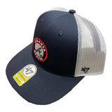 Youth Atlanta Braves '47 Trucker Navy/White Adjustable Snapback Cap