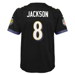 Youth Nike Lamar Jackson Black Baltimore Ravens - Game Jersey