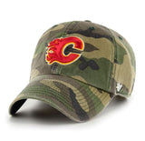 47  Calgary Flames NHL Camo Clean Up Adjustable Cap