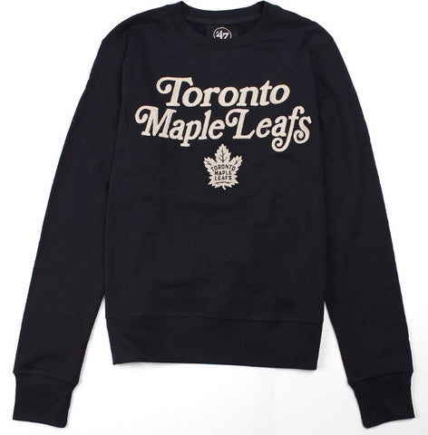 Toronto Maple Leafs NHL Swank Fleece Crewneck - Navy