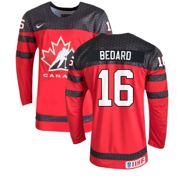 Men s Red Nike Connor Bedard Team Canada Hockey Jersey The Sports Collection