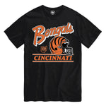 '47 NFL Cincinnati Bengals Fly By T Shirt - Black