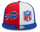 Men's New Era Red/Royal Buffalo Bills 2023 Sideline 9FIFTY Snapback Hat