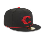 New Era MLB Cincinnati Reds 2023 City Connect 59FIFTY Fitted Hat - Black