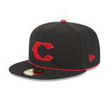 New Era MLB Cincinnati Reds 2023 City Connect 59FIFTY Fitted Hat - Black