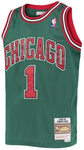 Mitchell & Ness Men's NBA Chicago Bulls Derrick Rose 2008-09 #1 Hardwood Classics Swingman Jersey - Dark Green