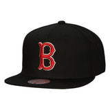 Boston Red Sox MLB Mitchell & Ness Team Classic Snapback Coop - Black