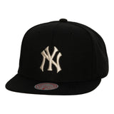 New York Yankees  MLB Mitchell & Ness Team Classic Snapback Coop - Black