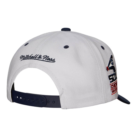 Mitchell & Ness St. Louis Cardinals White Coop Evergreen Snapback Hat