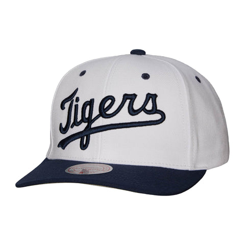 Detroit Tigers MLB Mitchell & Ness Evergreen Pro Snapback Coop - White