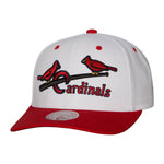 St. Louis Cardinals MLB Mitchell & Ness Evergreen Pro Snapback Coop - White