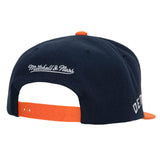 Detroit Tigers MLB Mitchell & Ness Evergreen Snapback Coop - Navy