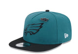 New Era 9FIFTY 2024 Philadelphia Eagles Inspire Change A-Frame Adjustable Snapback Hat - Midnight Green