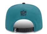 New Era 9FIFTY 2024 Philadelphia Eagles Inspire Change A-Frame Adjustable Snapback Hat - Midnight Green