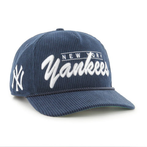 47 MLB New York Yankees Navy Double Header Cord Hitch Snapback