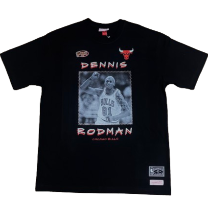 Mitchell & Ness Heavyweight Premium Player Tee NBA Chicago Bulls Dennis Rodman