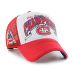 Montreal Canadiens NHL '47 Offside Foam Champ Trucker Adjustable Hat - Red and White