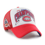 Montreal Canadiens NHL '47 Offside Foam Champ Trucker Adjustable Hat - Red and White