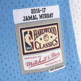 Men's Mitchell & Ness Jamal Murray #27 Denver Nuggets Road Baby Blue 2016-17 Hardwood Classics Swingman - Jersey