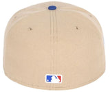 New Era MLB Toronto Blue Jays ACE Mascot V3 59FIFTY Custom Fitted Hat - Camel Brown/Blue