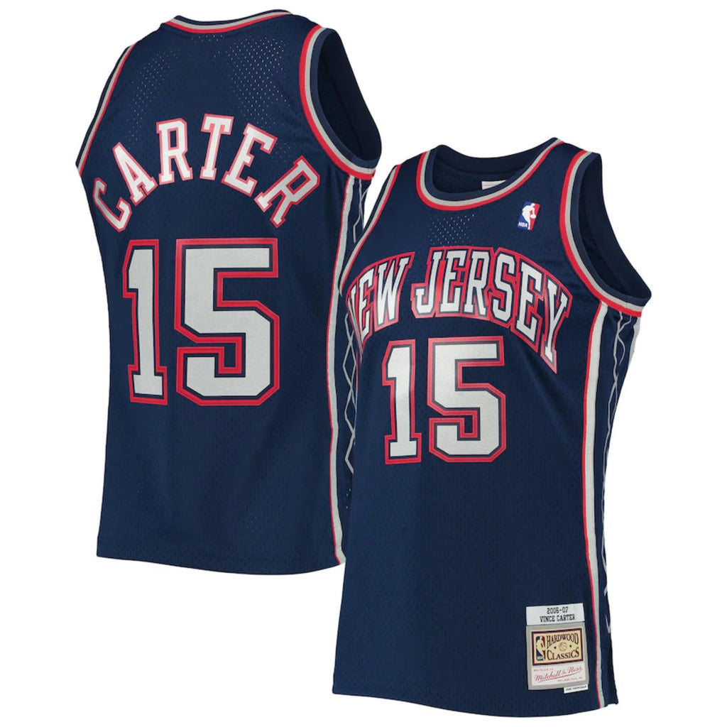 Men's New Jersey Nets Vince Carter #15 White Mitchell N Ness Swingman – The  Sports Collection