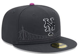 New Era MLB New York Mets 2024 City Connect 59FIFTY Fitted Hat - Graphite