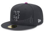 New Era MLB New York Mets 2024 City Connect 59FIFTY Fitted Hat - Graphite