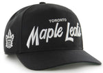 47 NHL Toronto Maple Leafs Attitude Hitch Adjustable Snapback Hat - Black