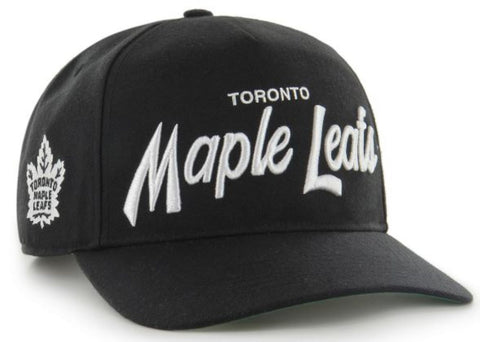 '47 NHL Toronto Maple Leafs Attitude Hitch Adjustable Snapback Hat - Black