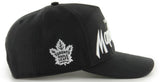 47 NHL Toronto Maple Leafs Attitude Hitch Adjustable Snapback Hat - Black