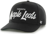 47 NHL Toronto Maple Leafs Attitude Hitch Adjustable Snapback Hat - Black